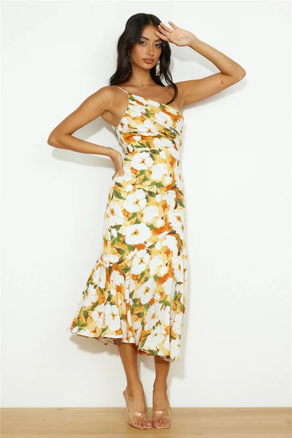 Floral Flair Mermaid Dress