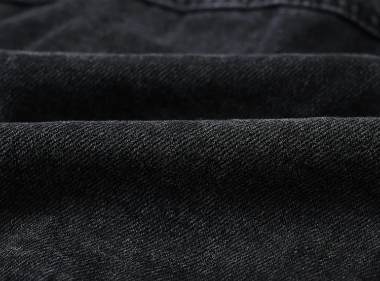 Moon Fade Button-Up Denim Coat