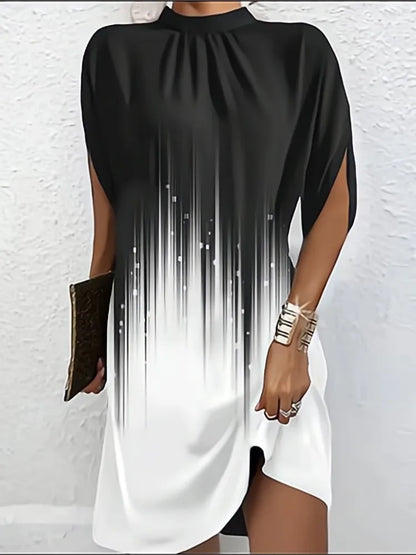 Twilight Swirl Batwing Mini Dress