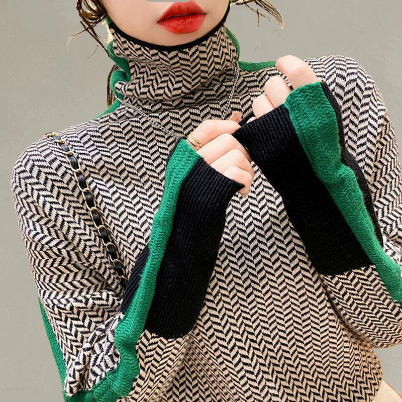 Elegant Slim Fit Turtleneck Sweater