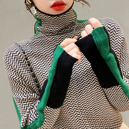 Elegant Slim Fit Turtleneck Sweater