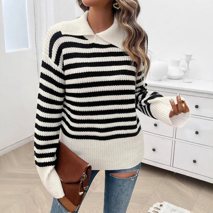 Vintage Stride Striped Sweater