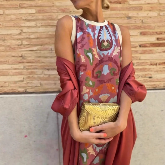 Boho Elegance Two-Piece Dress Set