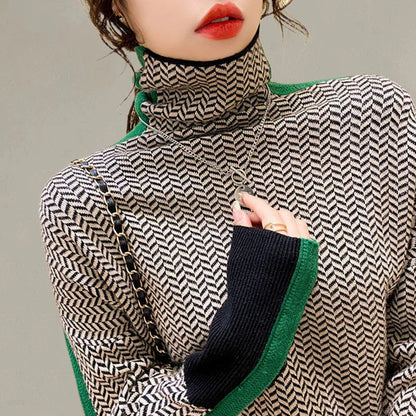 Elegant Slim Fit Turtleneck Sweater