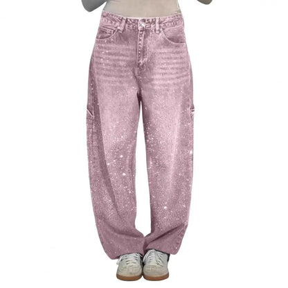 Glimmer High Waist Wide Leg Jeans