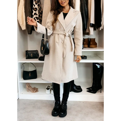 Vintage Elegance Double Breasted Coat