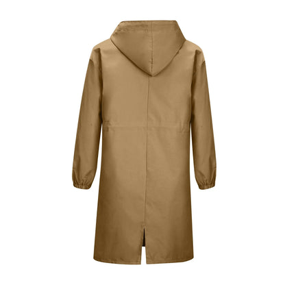 Women’s Long Hooded Trench Coat