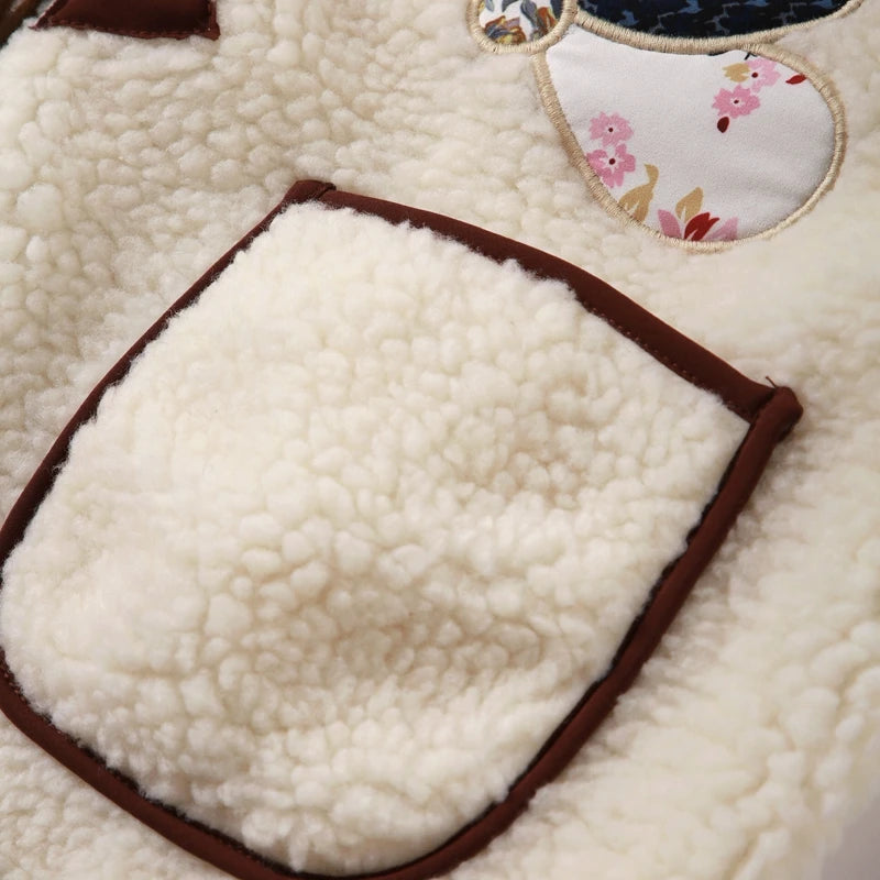 Cozy Charm Sleeveless Plush Vest