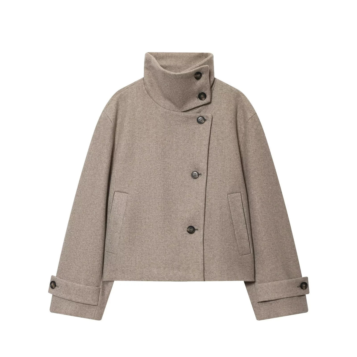 Women's Loose Winter Stand Collar Coat
