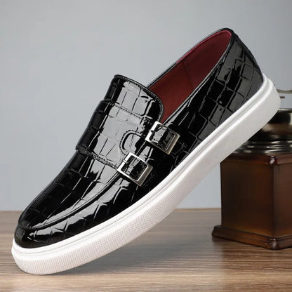 Alligator Monk Strap Dress Shoes