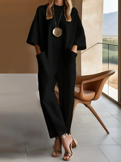 Minimalist Chic White Jumpsuit