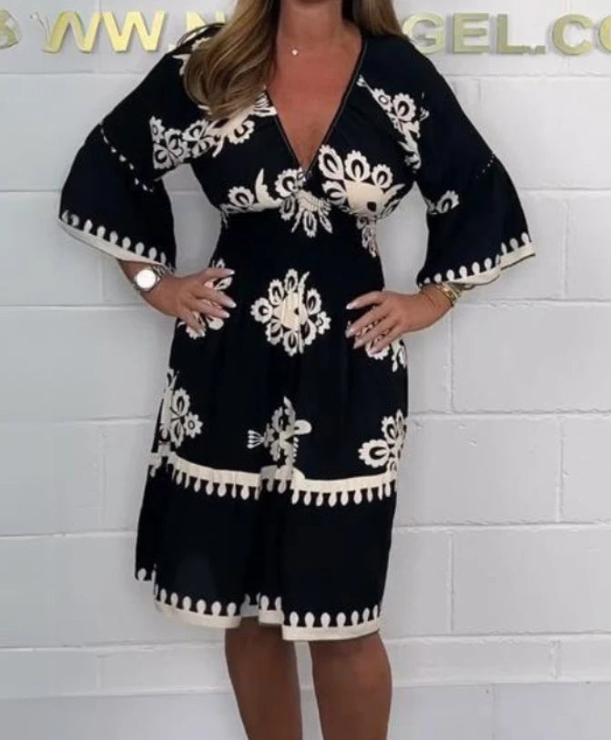 Floral Flare Boho Tunic