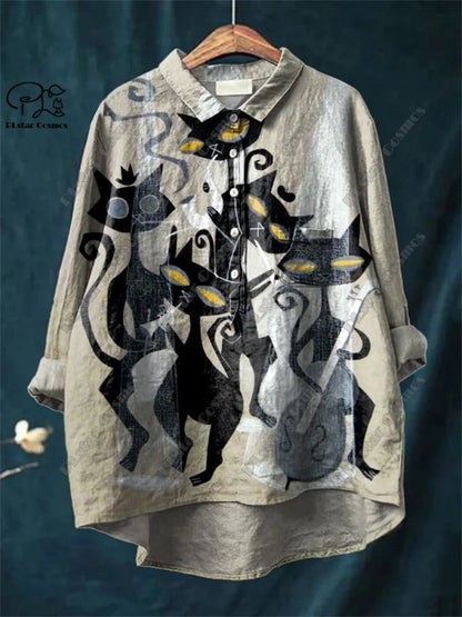 Retro Bloom 3D Floral Tube Shirt