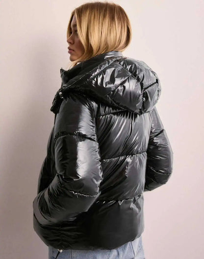 Casual Zip-Up Hooded Cotton Jacket
