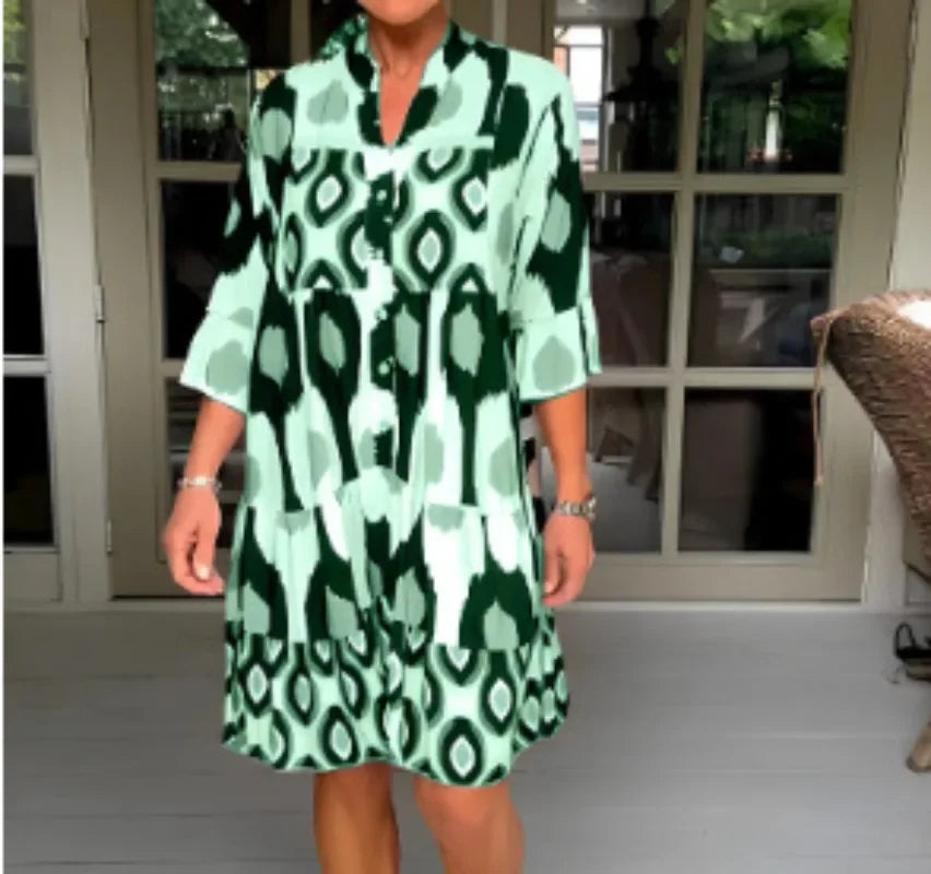 Trendy Printed Dress for Women