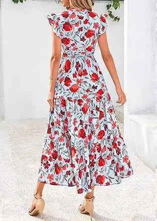 Printed Sleeveless Wide-Leg Jumpsuit