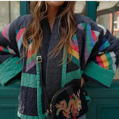Geo Loom Vintage Splice Parka
