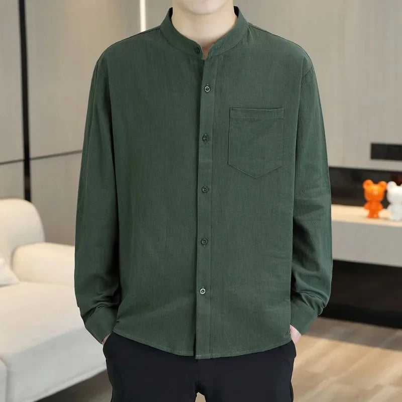 Cotton Linen Travel Shirt