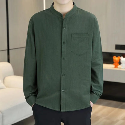 Cotton Linen Travel Shirt