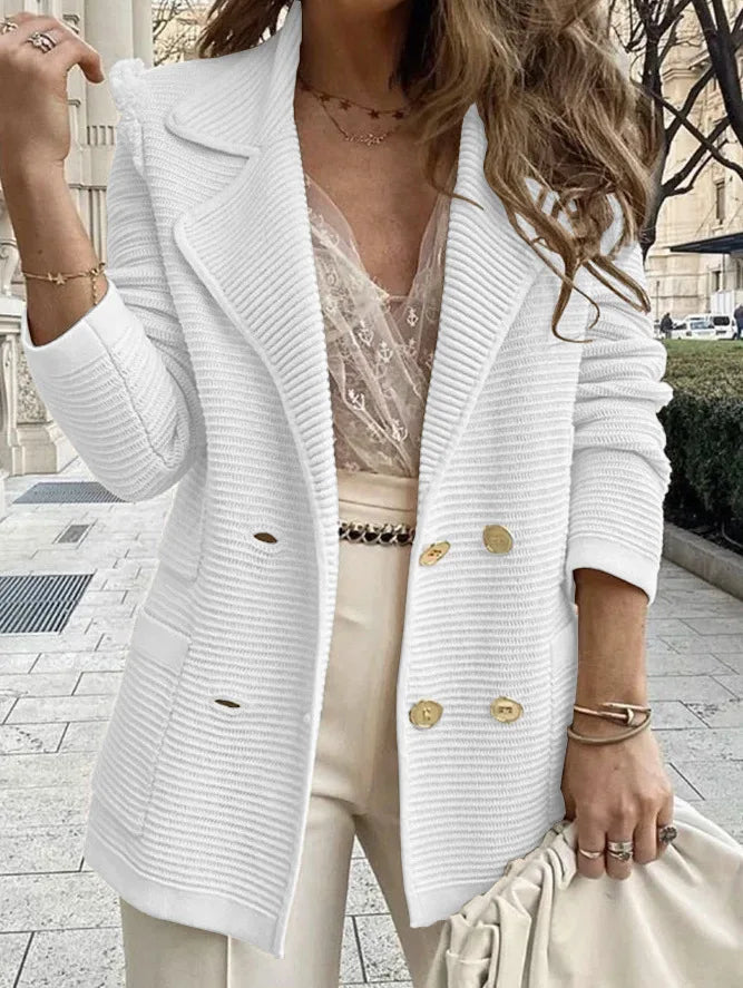 Double Breasted Blazer Coat