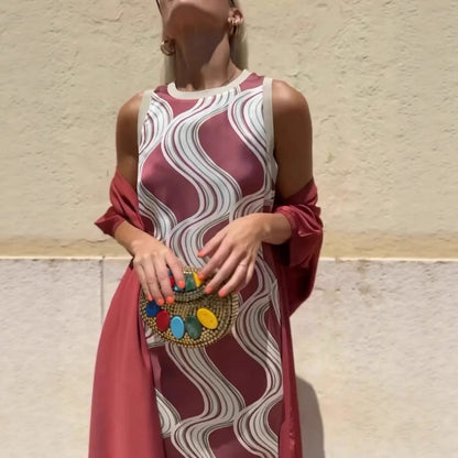 Boho Elegance Two-Piece Dress Set