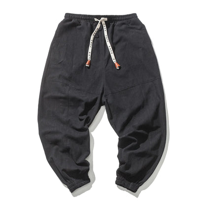 Zen Flow Oversized Linen Harem Pants