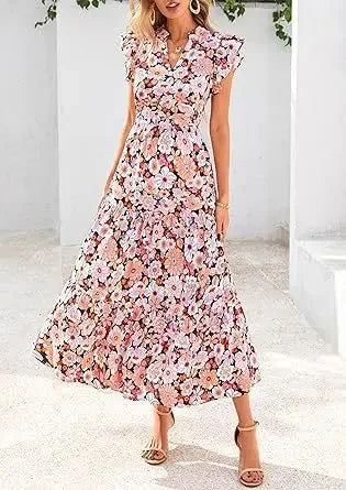 Printed Sleeveless Wide-Leg Jumpsuit