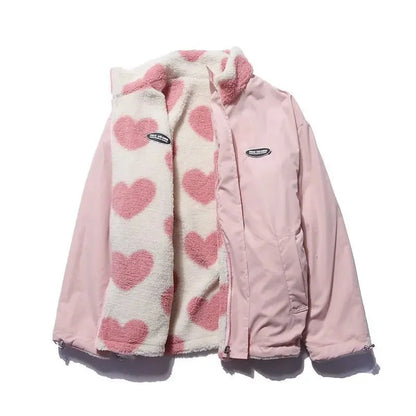 Winter Plush Lamb Fur Jacket