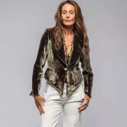 Canary Charm Slim Fit Blazer