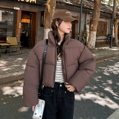 Snow Petal Short Padded Winter Jacket