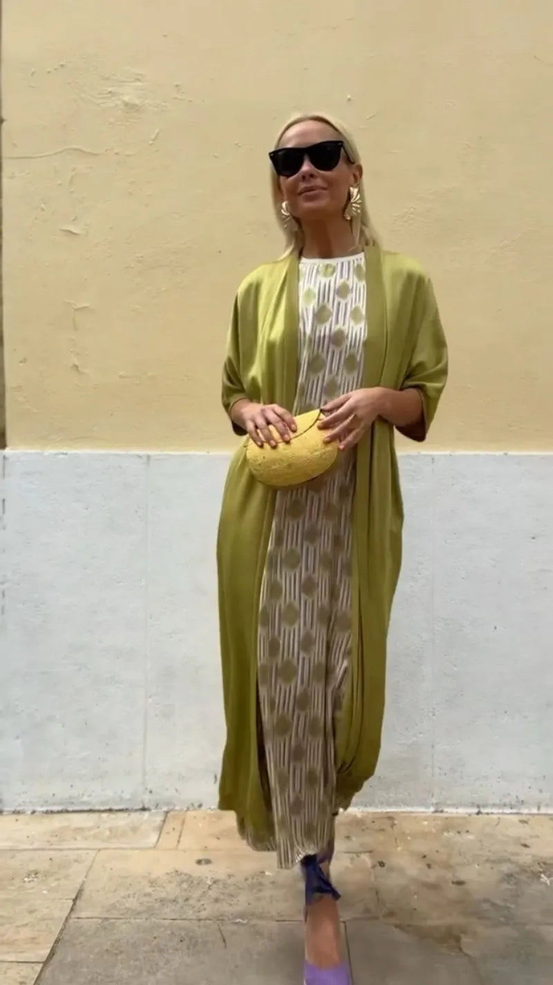 Boho Elegance Two-Piece Dress Set