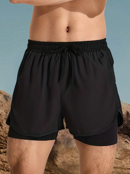 Aloe Wave Two Layer Swim Shorts