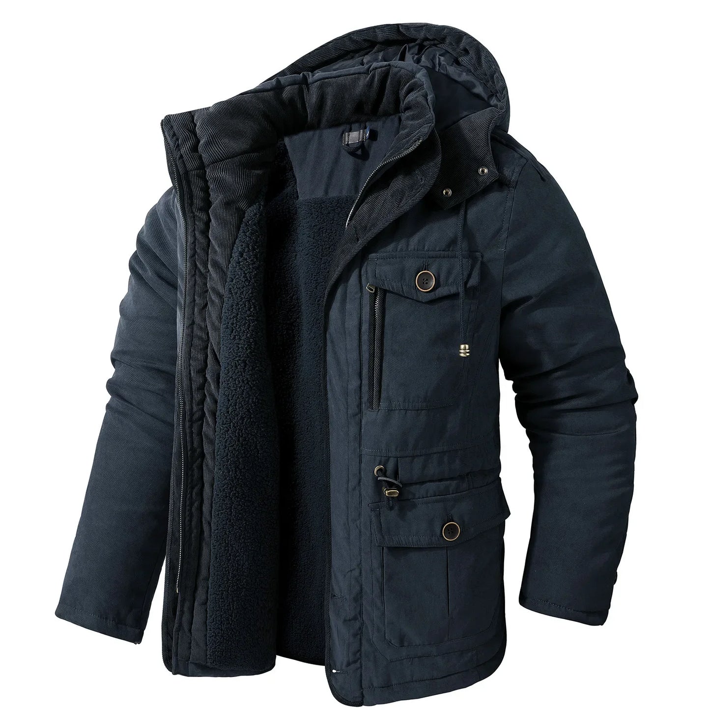Mountain Trail Hooded Fleece Parka