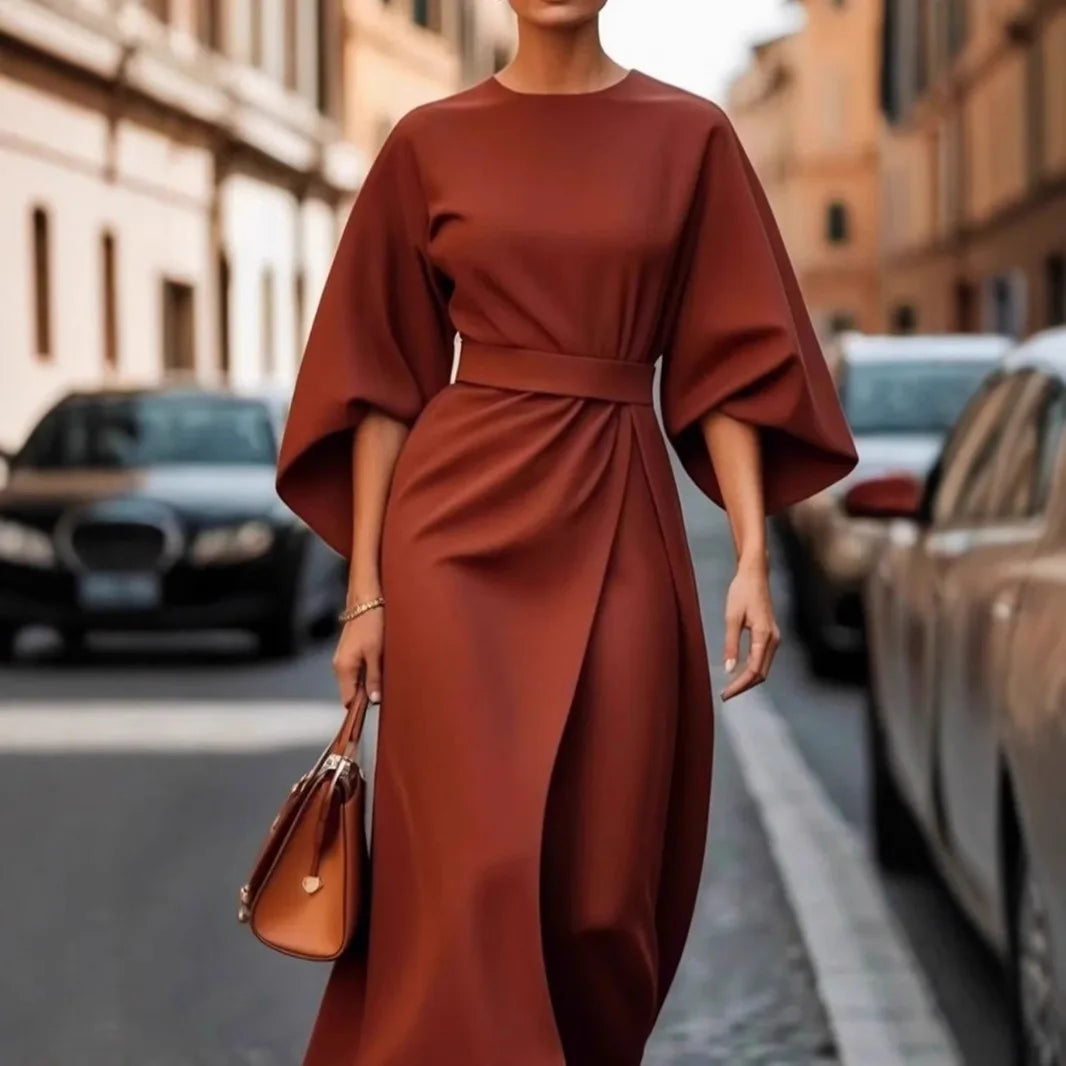 Spring Grace Batwing Maxi Dress