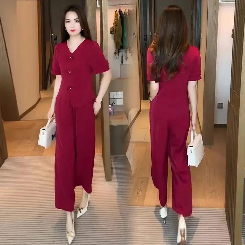 Chinese Style Ice Silk Set