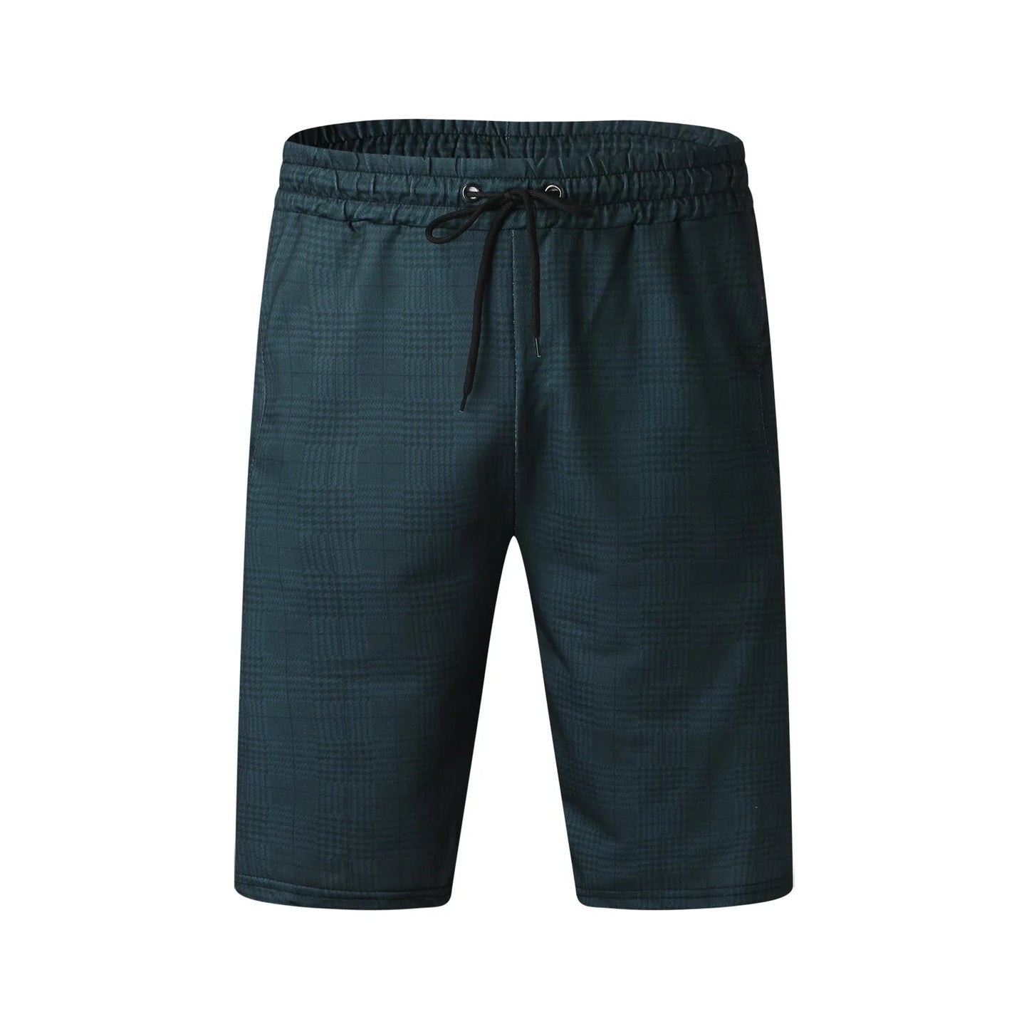 British Style High Waist Grid Shorts