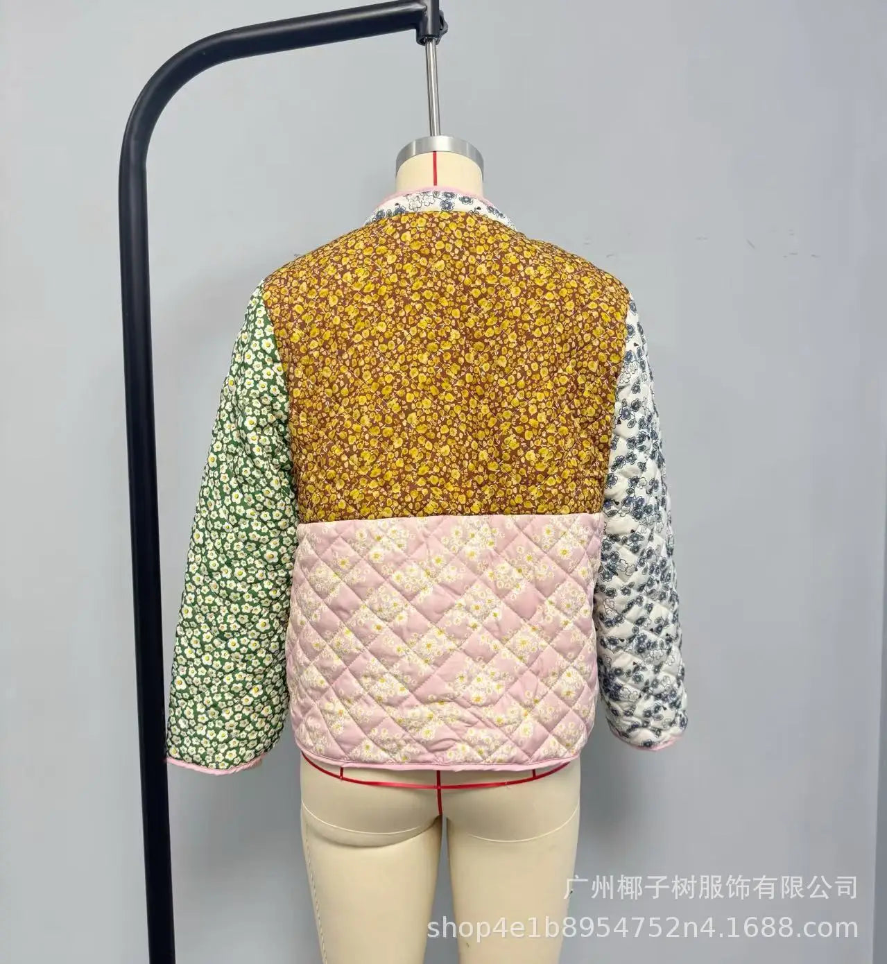 Blossom Muse Patchwork Cotton Jacket