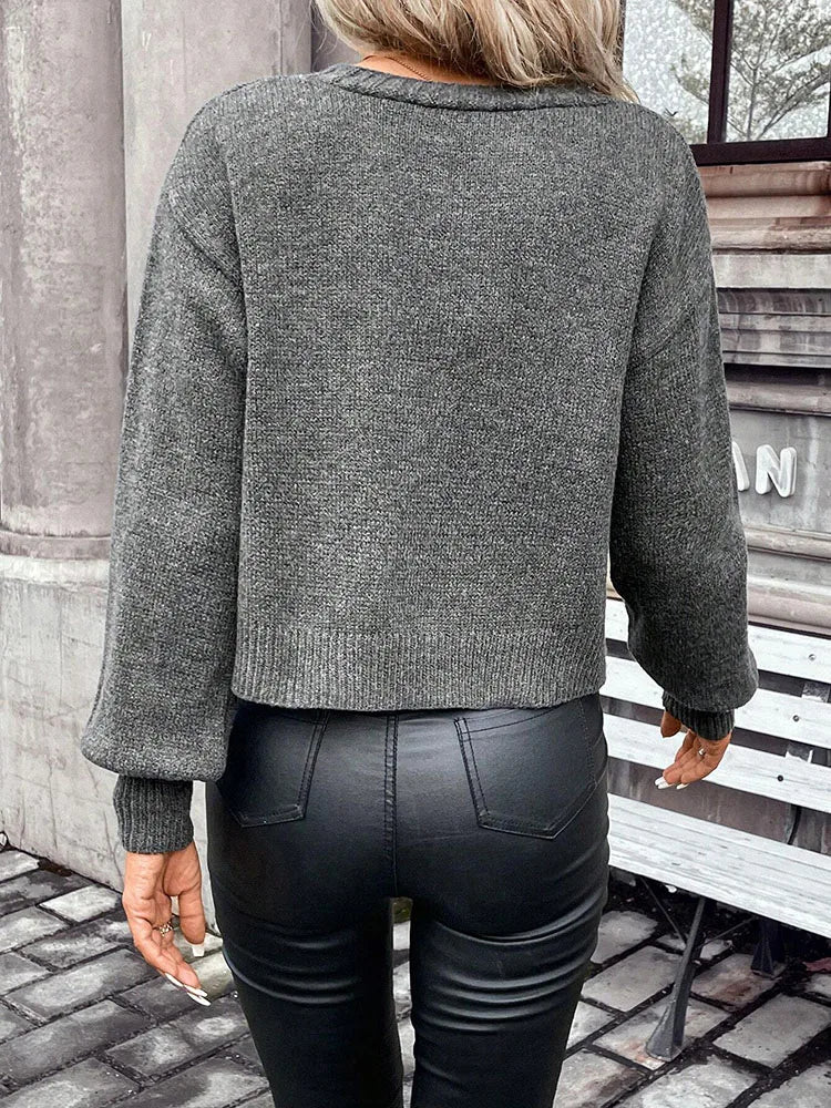 Women’s Knitted Button Cardigan