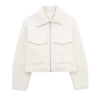 Stylish Grey Zipper Jacket