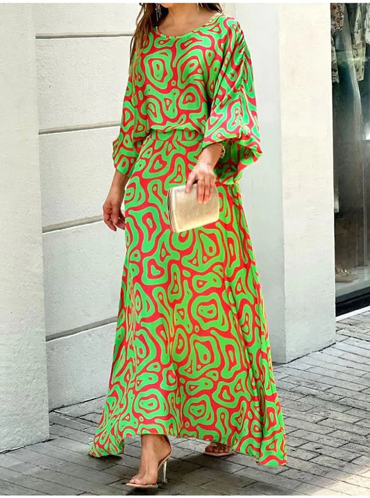 Effortless Elegance Long Sleeve Skirt Set