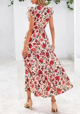 Printed Sleeveless Wide-Leg Jumpsuit
