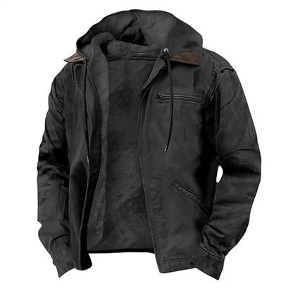 Warm Fleece Hooded Winter Jacket