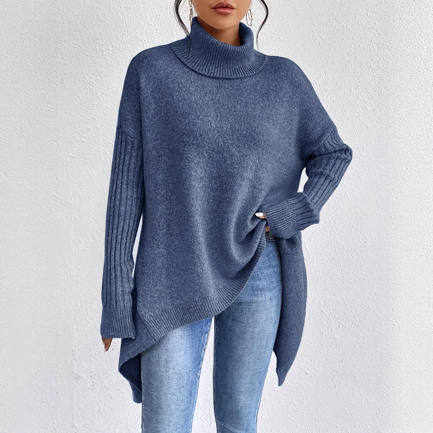 Casual Drop-Shoulder Sweater