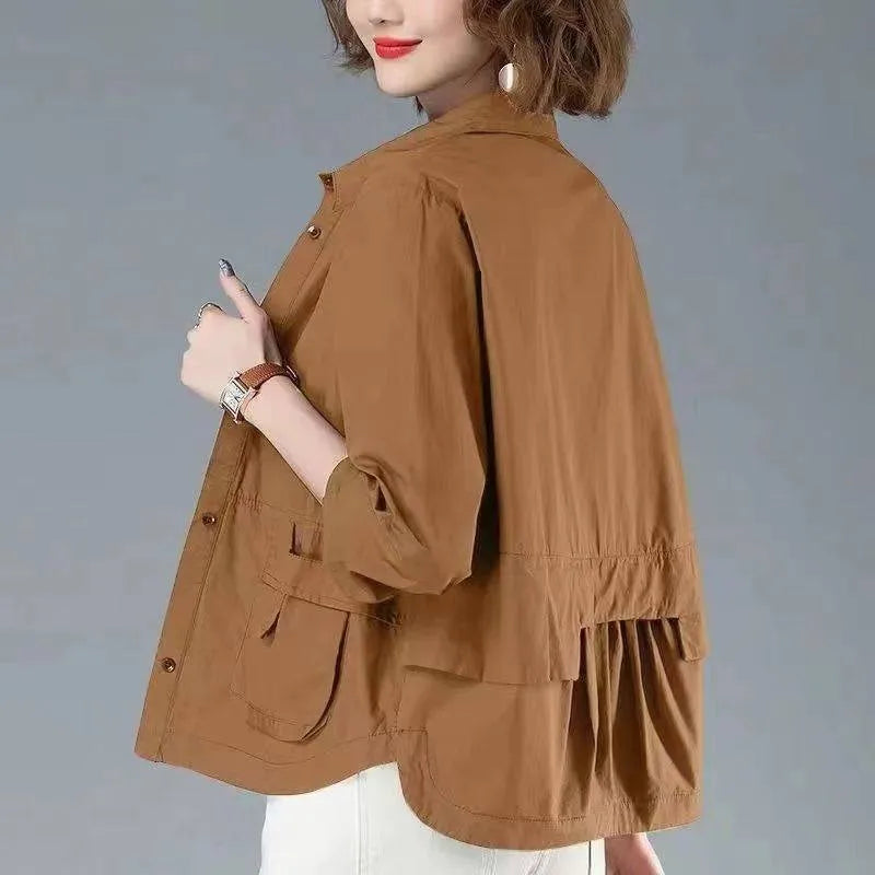 Single-Breasted Casual Jacket