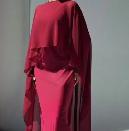 Vintage Charm Batwing Evening Set