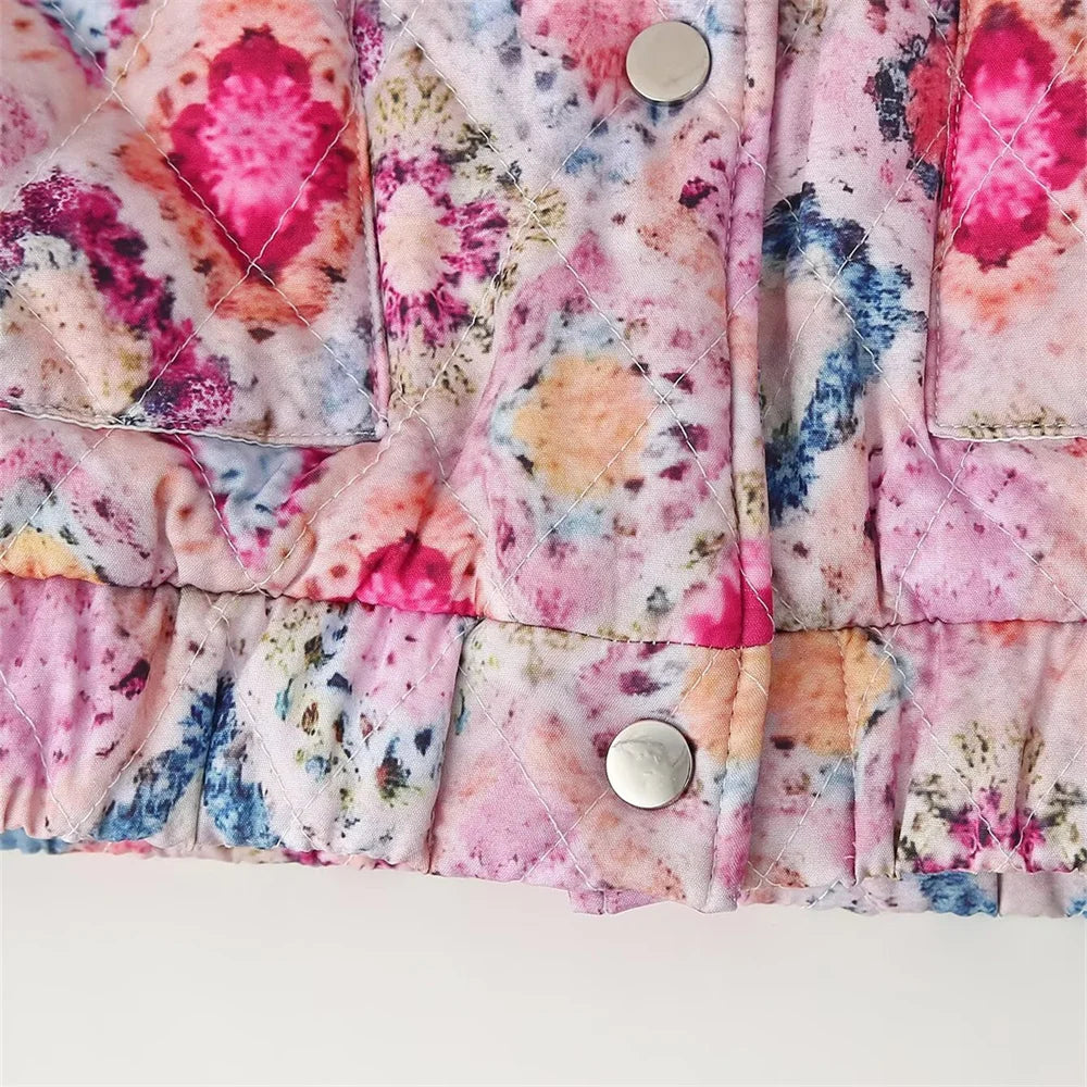 Autumn Breeze Printed Cotton Jacket