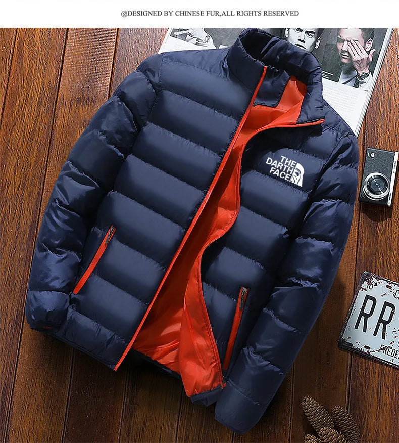 Men’s Warm Parka Winter Coat – Zipper Jacket