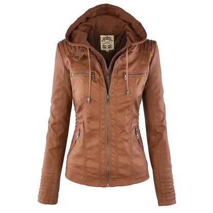 Luxe Rider Faux Leather Moto Jacket
