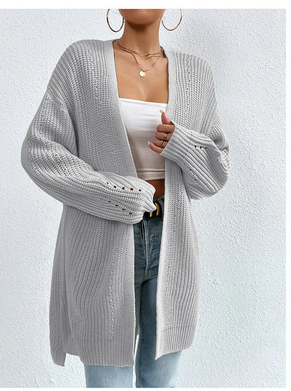 Luxe Ease Long Summer Knit Cardigan