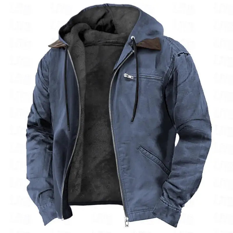 Frost Core Cotton Hooded Zip Jacket